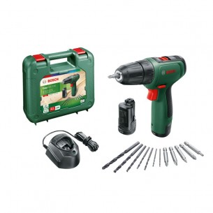 Акумулаторен винтоверт с акесоари 12 V 2x1.5 Ah 30 Nm BOSCH Professional EasyDrill 1200 06039D3007