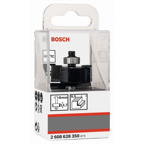 Фалцов фрезер 8 мм B 9.5 мм D 31.8 мм L 12.5 мм G 54 мм BOSCH Professional 2608628350