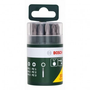 Комплект битове 10 части BOSCH Professional 2607019454