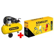 Компресор STANLEY B251/10/100, 1500 W, 255 л/мин, 10 бара, 100 л