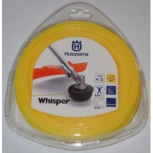 Корда за тример HUSQVARNA WHISPER, 60 м, 2.7 мм, жълта Корда за тример HUSQVARNA WHISPER, 60 м, 2.7 мм, жълта