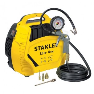 STANLEY Компресор с аксесоари 1100 W 180 л/мин (8215190) STANLEY Компресор с аксесоари 1100 W 180 л/мин (8215190)
