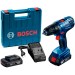 Акумулаторен винтоверт BOSCH Professional GSR 180-LI, 2 х 1.5 Ah, Куфар 06019F8109