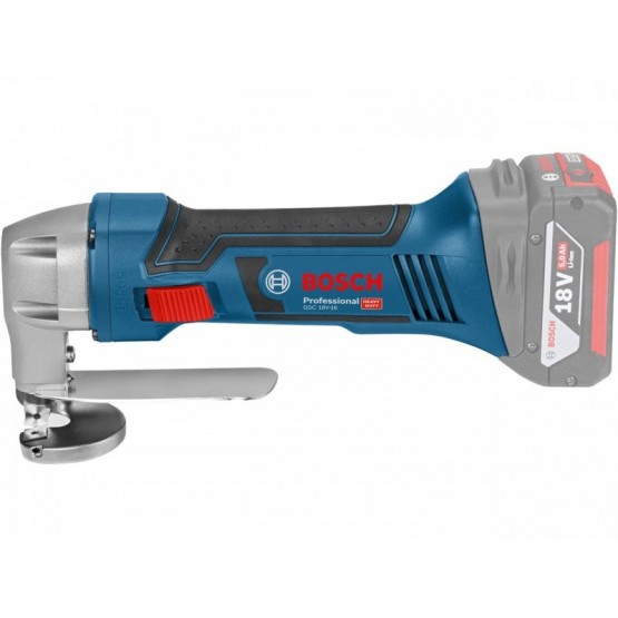 Акумулаторна ножица за ламарина BOSCH Professional GSC 18V-16 Professiona, 18V, без батерия и зарядно устройство 0601926200