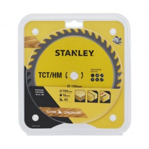 Диск за циркуляр STANLEY CS1250L, ф190x16 мм