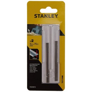 Нож за ренде STANLEY, 5.5х75.5 мм, 2 бр