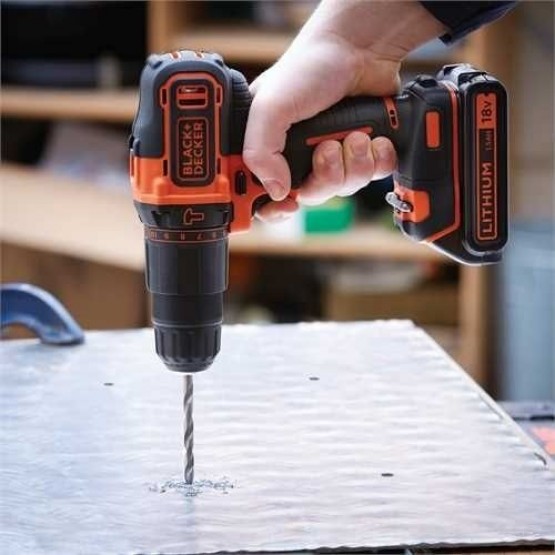 Акумулаторна бормашина 18 V 1.5 Ah 40 Nm Black&Decker BDCHD18