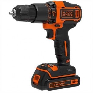 Акумулаторна бормашина 18 V 1.5 Ah 40 Nm Black&Decker BDCHD18