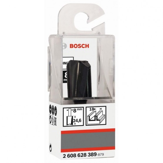 Прав фрезер 8 мм D1 18 мм L 24.6 мм G 56 мм BOSCH Professional 2608628389