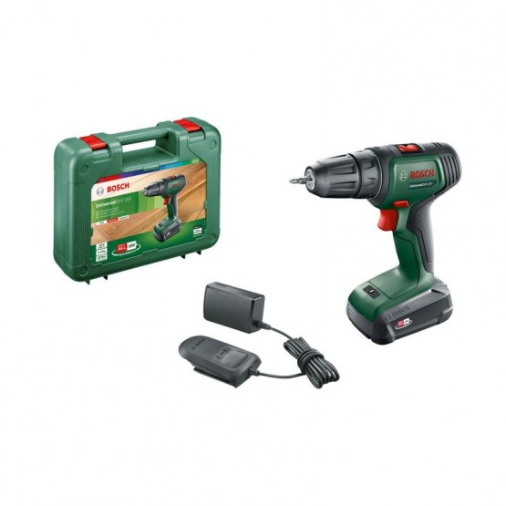 Акумулаторен винтоверт 18 V 1.5 Ah 40 Nm BOSCH UniversalDrill 06039D4001