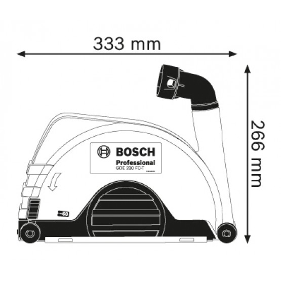 Прахоуловител BOSCH Professional GDE 230 FC-T 1600A003DM