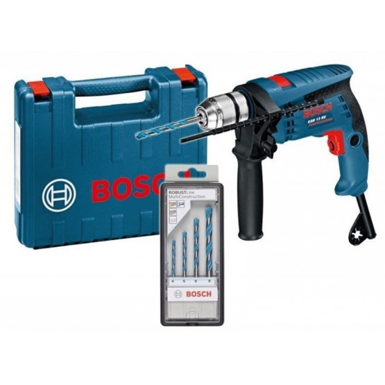 Ударна бормашина BOSCH Professional GSB 13 RE , 600W, 2800об/мин, 10.8Nm 0601217103