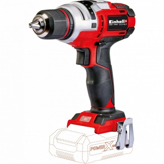 Акумулаторна бормашина Einhell TE-CD 18 Li E - Solo Power X-Change, 18V, 400-1400об/мин, без батерии и зарядно устойство