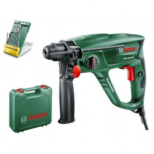 Перфоратор 550 W 1.7 J SDS-Plus + 6 свредла BOSCH Professional PBH 2100 RE 06033A9303