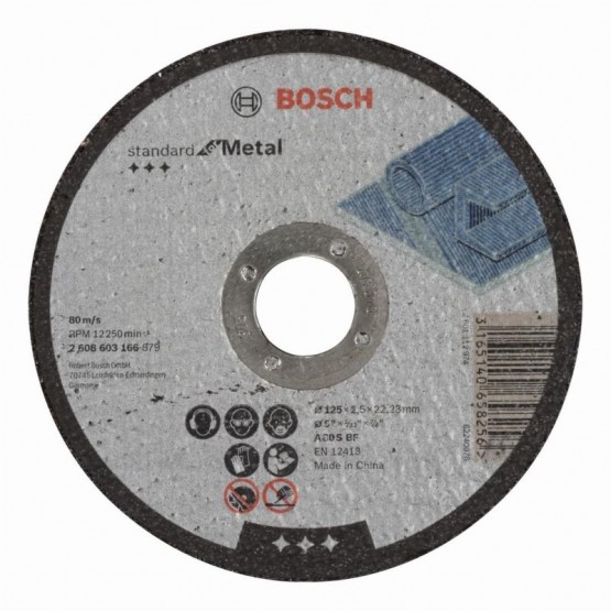 Диск за рязане на метал 125 мм 22.23 мм 2.5 мм BOSCH Professional A 30 S BF 2608603166