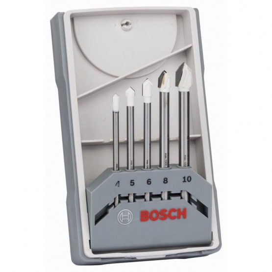 Комплект свредла за керамични плочки 4-10 мм 5 части BOSCH Professional CYL-9 Ceramic 2608587169