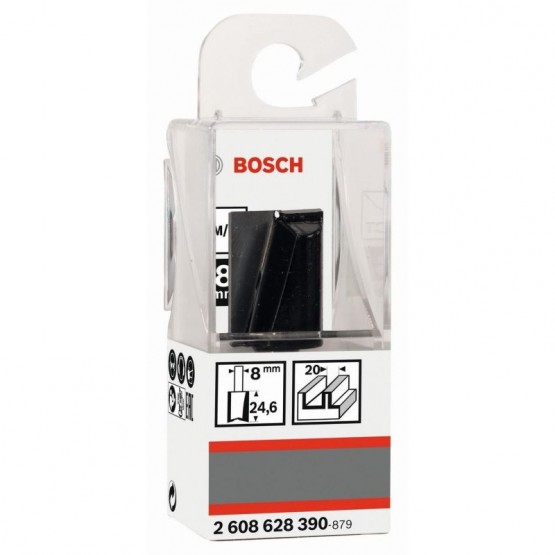 Прав фрезер 8 мм D1 20 мм L 24.6 мм G 56 мм BOSCH Professional 2608628390