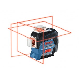 Линеен лазерен нивелир BOSCH Professional GLL 3-80 C , диаметър 120м, до 30м, чанта 0601063R00