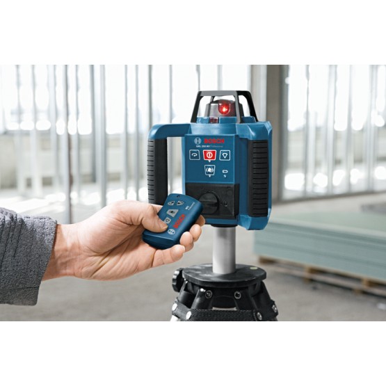 Ротационен лазерен нивелир BOSCH Professional GRL 250 HV , до 250м, с дистанционно 0601061600