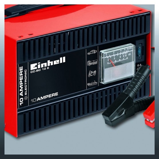 Зарядно устройство за акумулатор Einhell CC-BC 10 Е, 12V, 5-200Ah