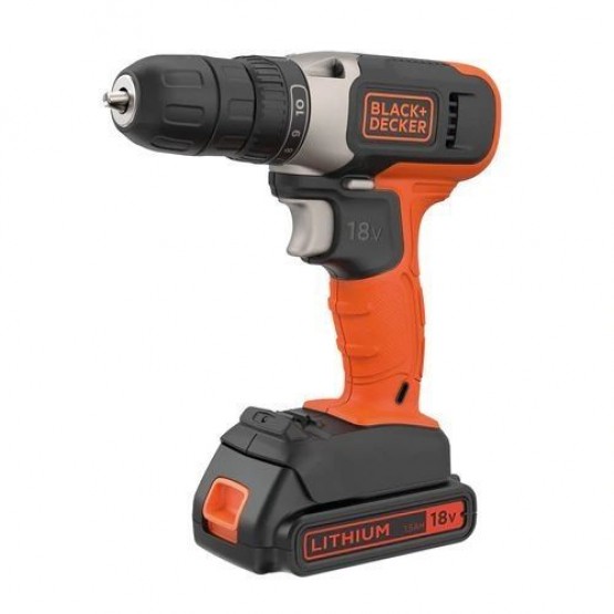 Акумулаторна бормашина 18 V 37 Nm Black&Decker BCD001C1