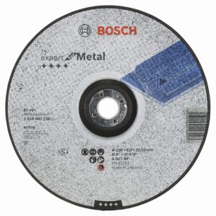 Диск за грубо шлифоване вдлъбнат метал 230 мм 6 мм BOSCH Professional A 30 T BF 2608600228