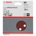 Шкурка за ексцентършлайф 5 бр. 125 мм P80 BOSCH Professional C430 2608605642