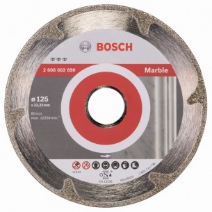 Диамантен диск за рязане на мрамор 125x22.23x2.2x3 мм BOSCH Professional 2608602690