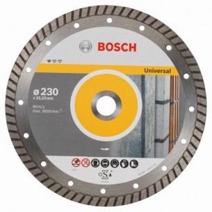 Диамантен диск за рязане 230x22.23x2.5x10 мм BOSCH Professional Turbo 2608602397