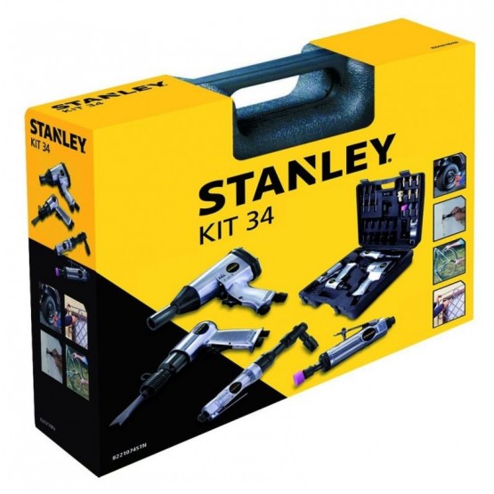 Комплект пневматични инструменти и аксесоари STANLEY 8221074STN 34 бр