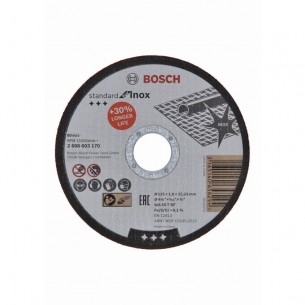 Диск за рязане на инокс 115 мм 22.23 мм 1.6 мм BOSCH Professional WA 60 T BF 2608603170