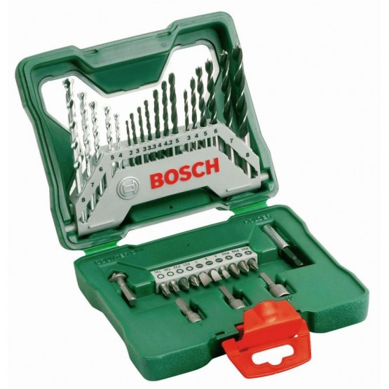 Комплект битове и свредла 33 части BOSCH Professional X-Line Titanium 2607019325