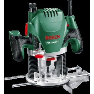 Оберфреза BOSCH POF 1400 ACE, 1400W, 55мм ход на фрезата 060326C820