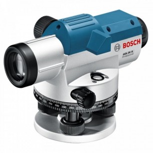 Оптичен нивелир с лата и статив BOSCH Professional GOL 26 G + GR 500 + BT 160, 400 gon 0601068003