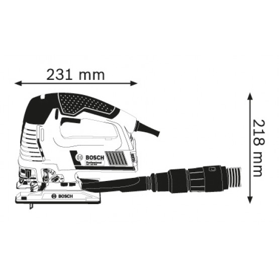 Прободен трион BOSCH Professional GST 160 BCE , 800W, 160мм, в кутия 0601518000