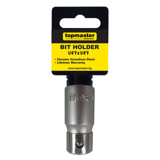 Адаптер за битове TopMaster 1/4" x 1/4" F L23 mm
