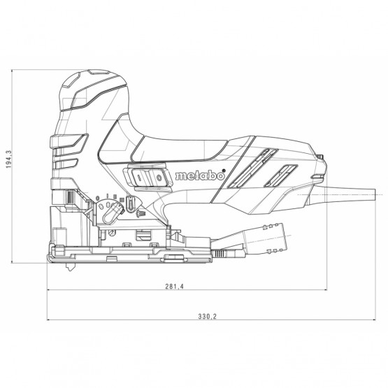 Електрическо зеге METABO STE 140 Plus, 750 W, 26 мм, в куфар