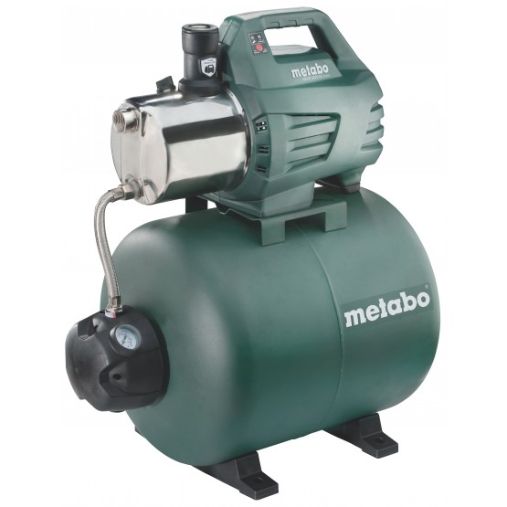 Монофазна хидрофорна помпа за вода METABO HWW 6000/50 INOX, 1300 W, 6000 л/ч, 55 м, 50 л