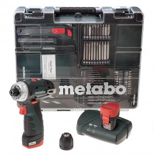 Акумулаторен винтоверт METABO Powermaxx BS Basic SET, 10.8 V, 2.0 Ah