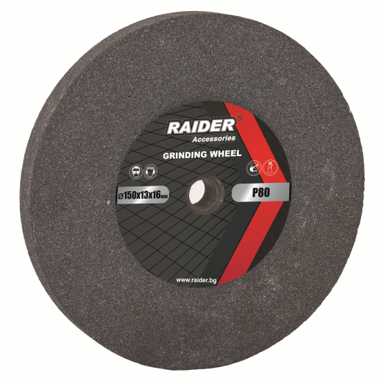 Диск за шмиргел Raider ø150 x 16 x ø13 mm сив Р36