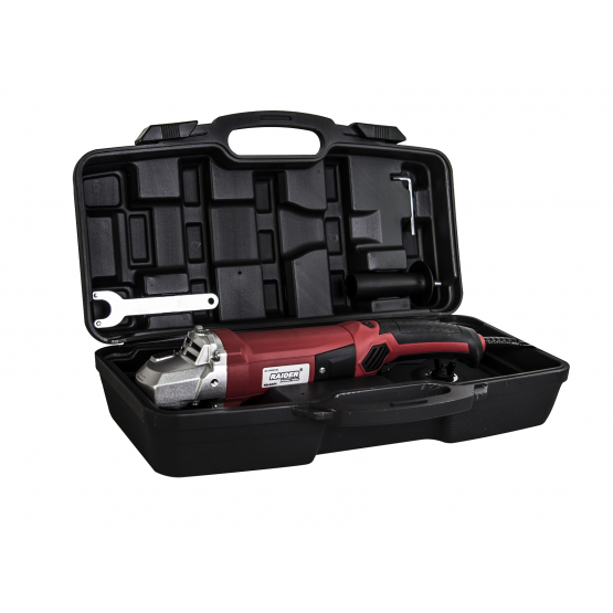 Ъглошлайф RAIDER RD-AG54, 125 мм, 1200 W, в куфар