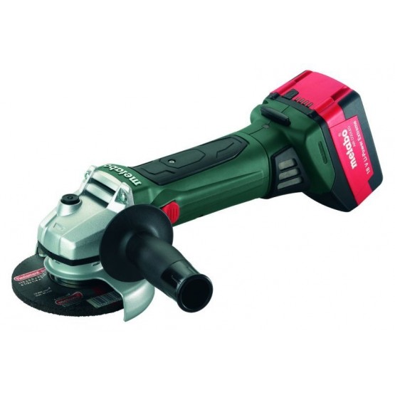 Акумулаторен ъглошлайф Metabo W 18 LTX 125, 18 V, 125 мм, с 2 батерии 4.0 Ah и зарядно