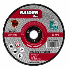 Диск за шлайфане за пневматичен ъглошлайф Raider, Ø 100x6.0x16 мм