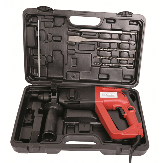 Електрически перфоратор Raider RD-HD40, 800 W, 2.2 J
