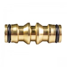 Месингов разклонител за конектори TopGarden, двупосочен