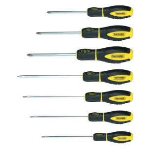 Отвертки комплект Topmaster CR-V TMP 7 бр. Отвертки комплект Topmaster CR-V TMP 7 бр.