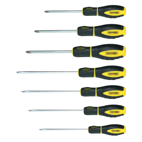 Отвертки комплект Topmaster CR-V TMP 7 бр.