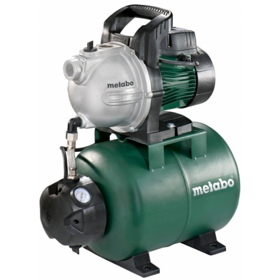 Хидрофорна помпа Metabo HWW 3300/25 G, макс. дълбочина 8 м, 900 W, 3300 л/ч