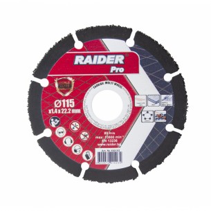 Карбиден диск Raider Carbide Multi Wheel, 115 x 22.2 мм