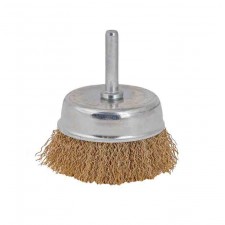 Четка за бормашина камбана месинг Raider ø 75 mm (3")